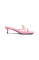 Rhea Orchid Thong Mules Pink