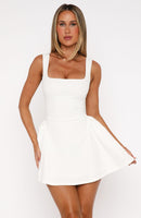 Moonlight Magic Mini Dress White