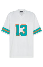 Friday Night Lights Oversized Jersey White/Teal