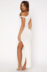 Little Bit Dramatic Maxi Dress White