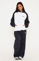 Loving It Here Wide Leg Sweatpants Navy