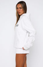 The Good Life Oversized Hoodie Grey Marle