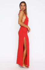 Sun Kissed Glow Maxi Dress Red