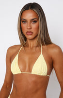 Golden Hour Bikini Top Lemon