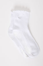 Me Time Socks White