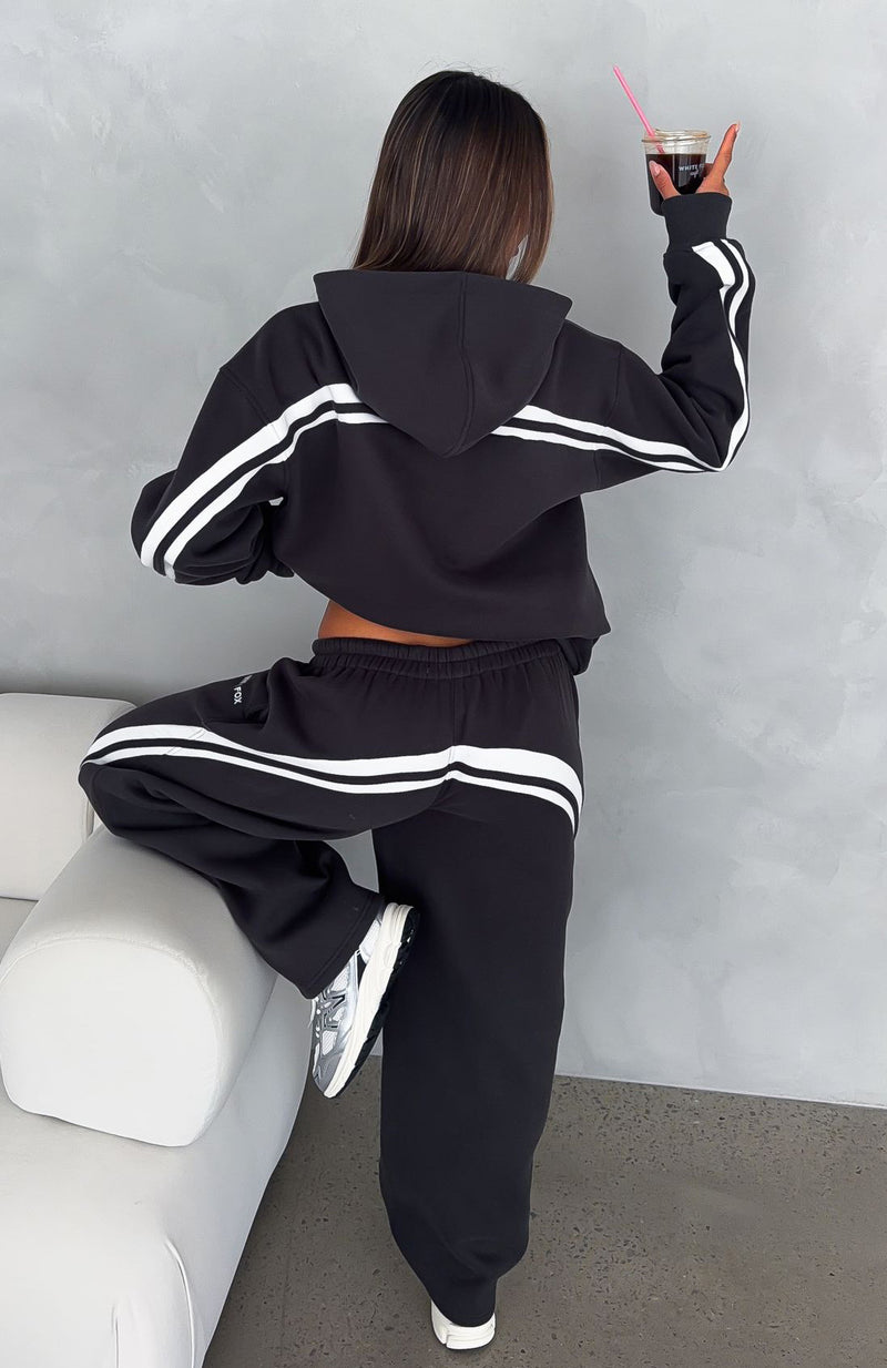 We Both Know Oversized Hoodie Charcoal