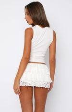 Hard to Forget Lace Mini Skort