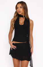 Match Maker Mini Skirt Black