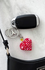 Wolfie Key Ring Red