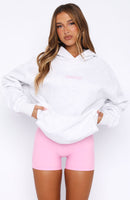 Take A Guess Oversized Hoodie Grey Marle