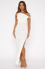 Little Bit Dramatic Maxi Dress White