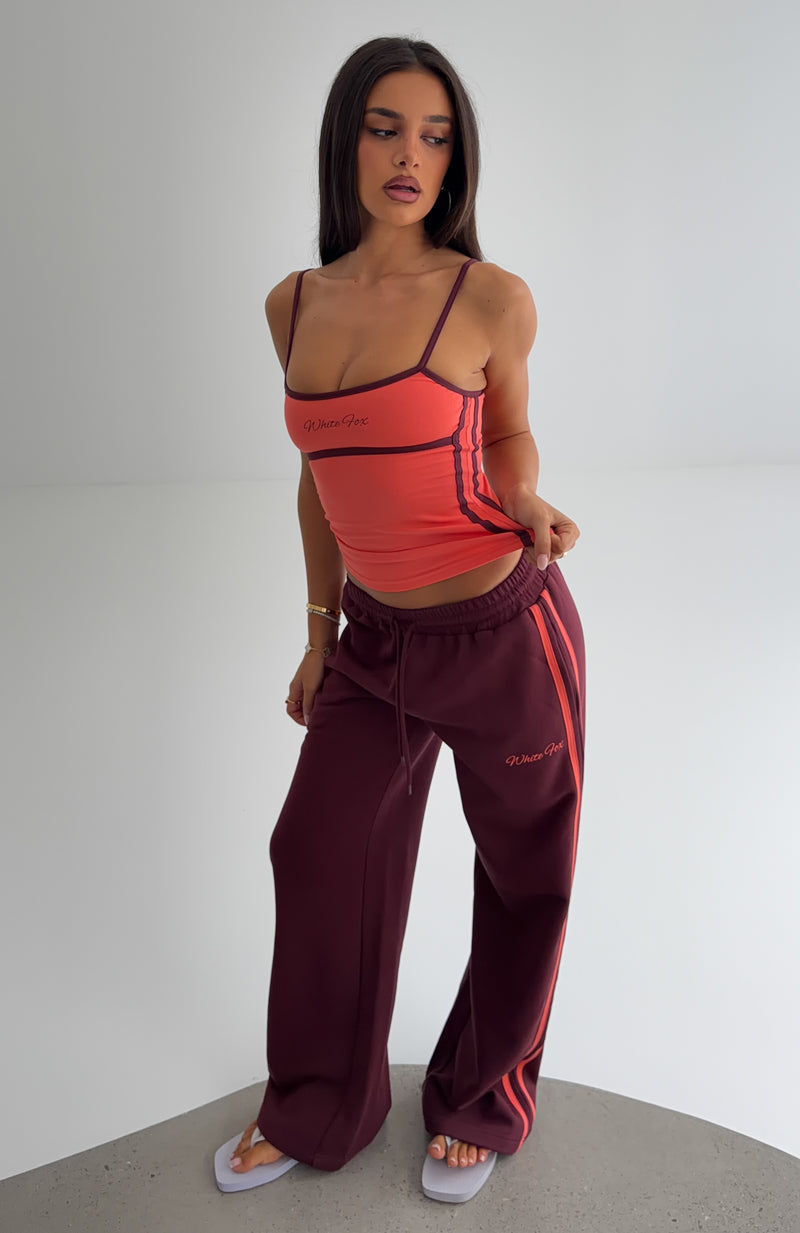Breaking Your Heart Singlet Top Tangerine