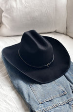 Country Roots Western Hat Black