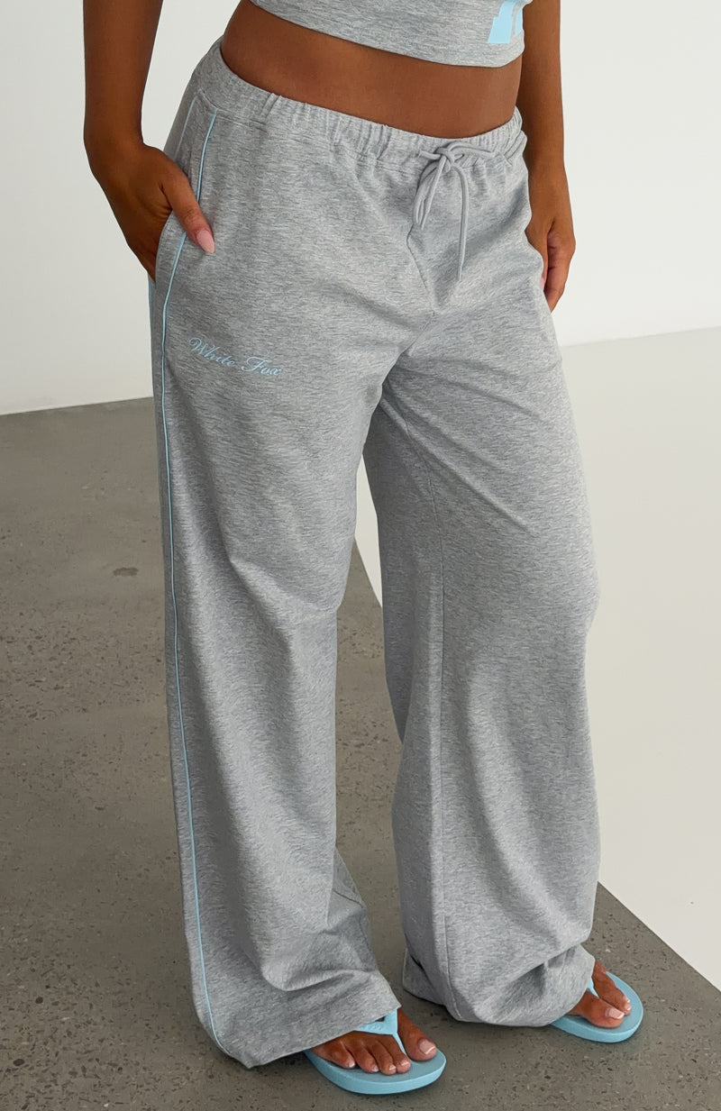 Can't Help The Feeling Track Pants Grey Marle