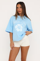 Doing It Better Oversized Tee Blue