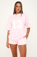 Extra Sweet Oversized Tee Pink