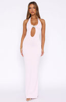 Never Be Friends Maxi Dress Baby Pink