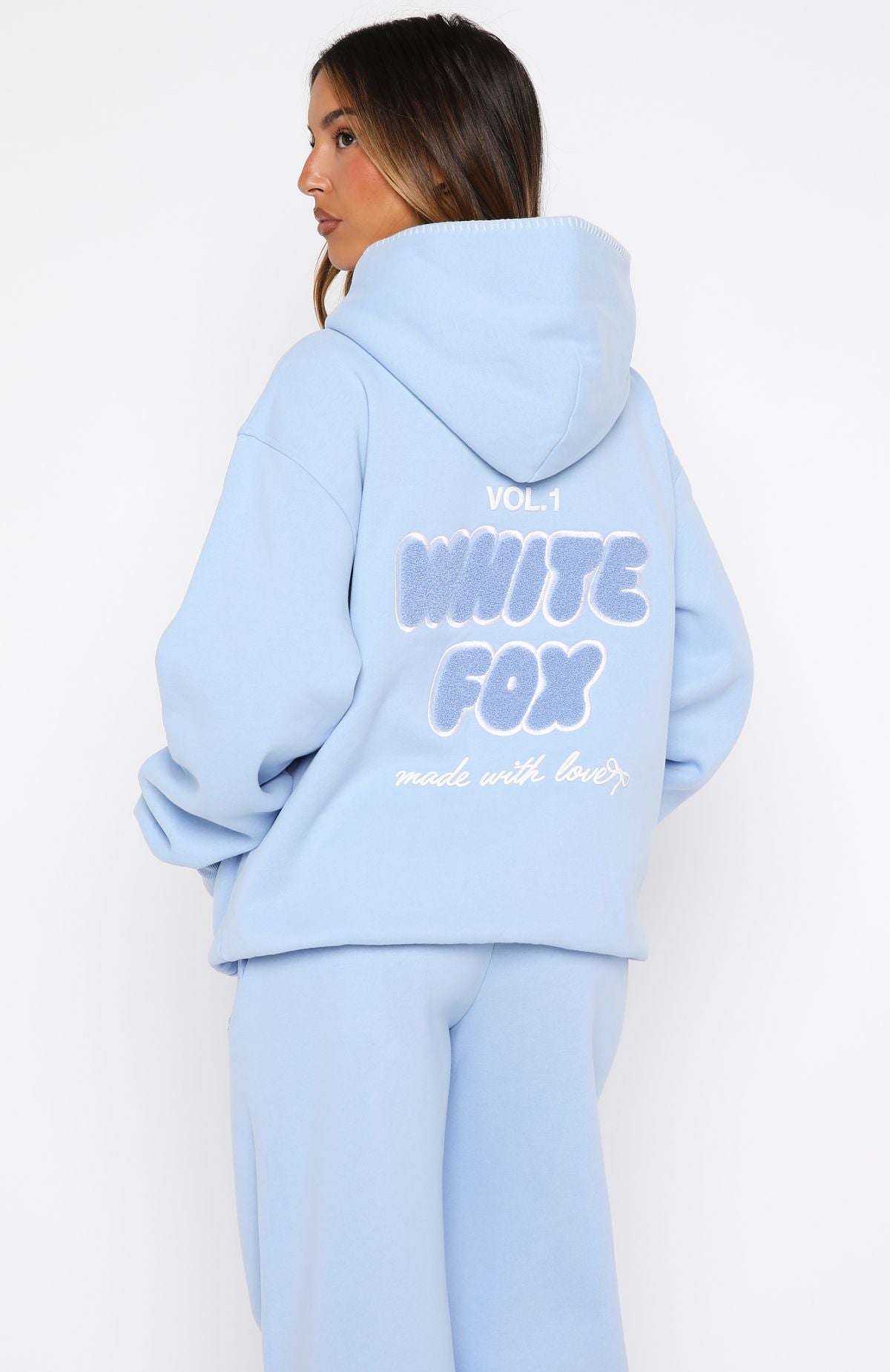 Vol. 1 Oversized Hoodie Blue | White Fox Boutique