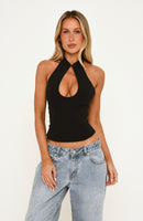 Fall Back Top Black