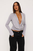 Fun And Flirty Long Sleeve Top Dove