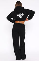 Offstage Wide Leg Sweatpants Monochrome