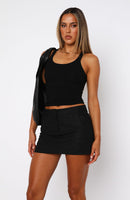 The Right One Mini Skort Black