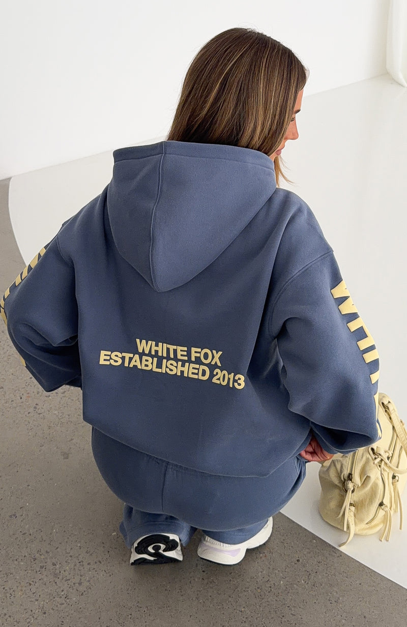 Higher Ground Zip Front Hoodie Ocean
