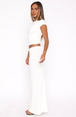 Millionaire Maxi Skirt White