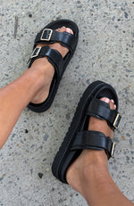 Mila Slides Black