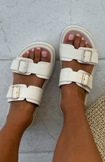 Mila Slides Ivory