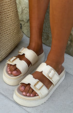 Mila Slides Ivory