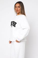 Decade Classics All Time Oversized Sweater Grey Marle