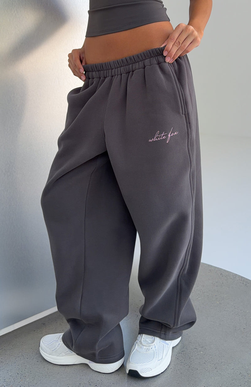 Know What You Want Barrel Leg Sweatpants Volcanic