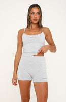 Love Lasts Forever Bike Shorts Dark Grey Marle
