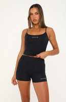Love Lasts Forever Bike Shorts Navy
