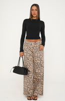 Maeve Low Rise Wide Leg Jeans Bambi