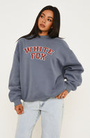 Major Upgrade Oversized Drop Shoulder Sweater Ocean