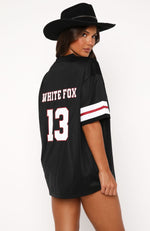 Friday Night Lights Oversized Jersey Black