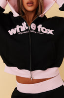 On Cloud Nineteen Nikola Boxy Zip Front Hoodie Black
