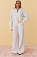 On Cloud Nineteen Nikola Wide Leg Sweatpants Grey Marle