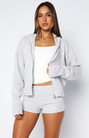 Floating By Knit Shorts Grey Marle