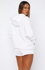 The Good Life Oversized Hoodie Grey Marle