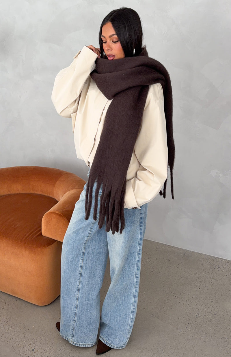 Raymond Scarf Chocolate
