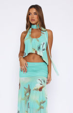 Mediterranean Mirage Halter Top Seaside Treasure