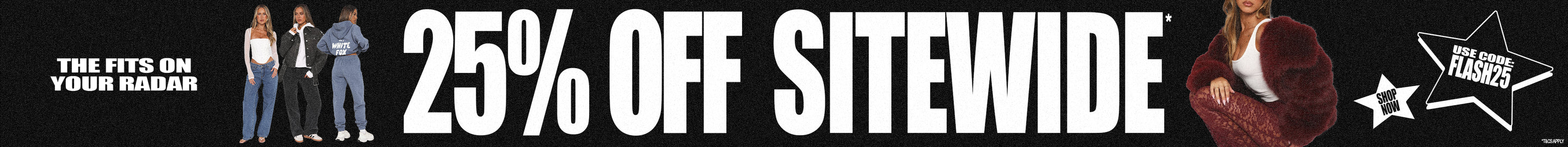 25% Off Sitewide. Use code: FLASH 25. 