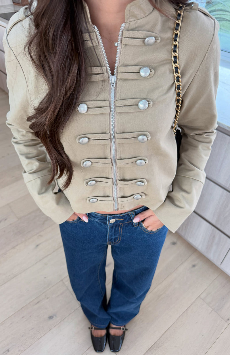 Vesper Military Jacket Tan