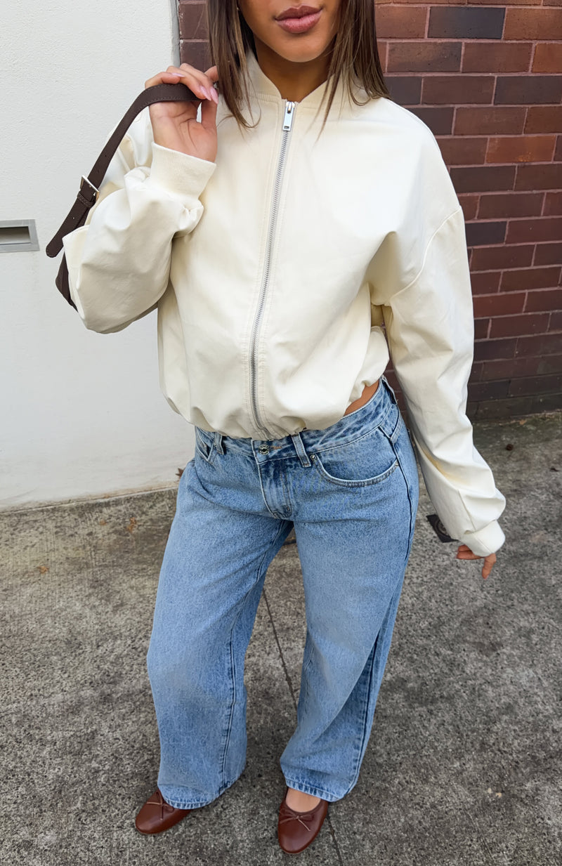 Thora Bomber Jacket Cream