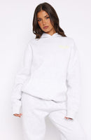 Active Club Oversized Hoodie Grey Marle