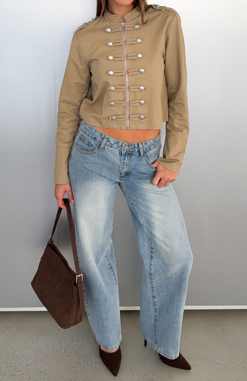 Vesper Military Jacket Tan