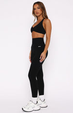 Sprinting Zip Pocket Leggings Black